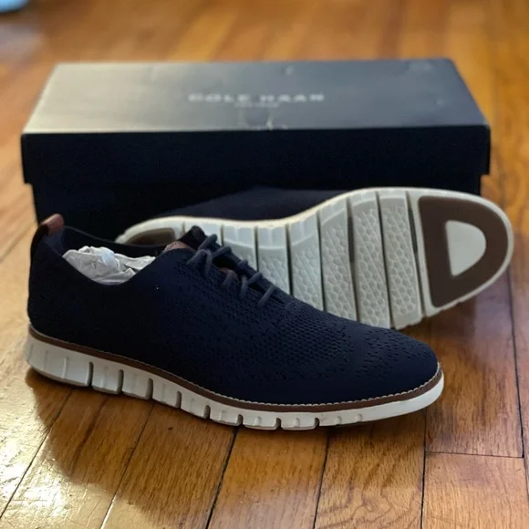 Cole Haan | Shoes | Navy Zerogrand Stchlte Ox Mens Shoes  display picture 3